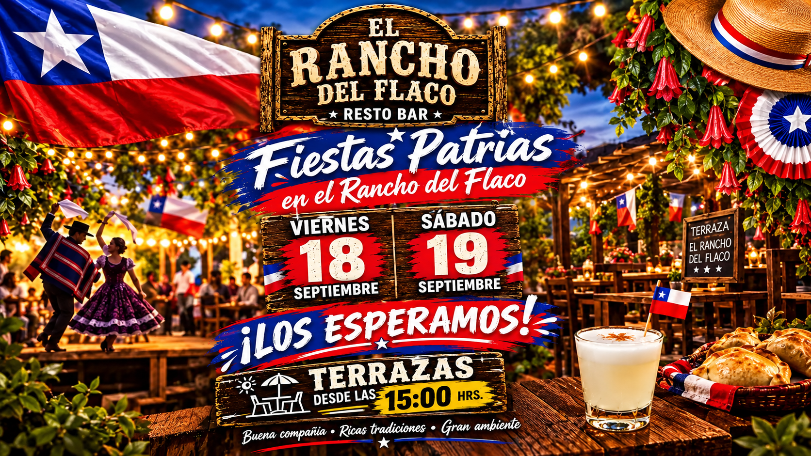 Fiestas Patrias en El Rancho del Flaco