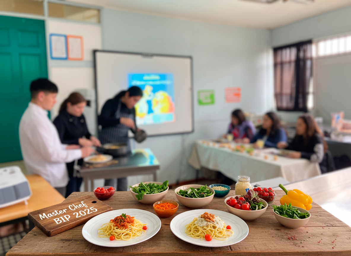 Estudiantes del Liceo de Huépil fusionan ciencia y gastronomía en innovador proyecto “Máster Chef”