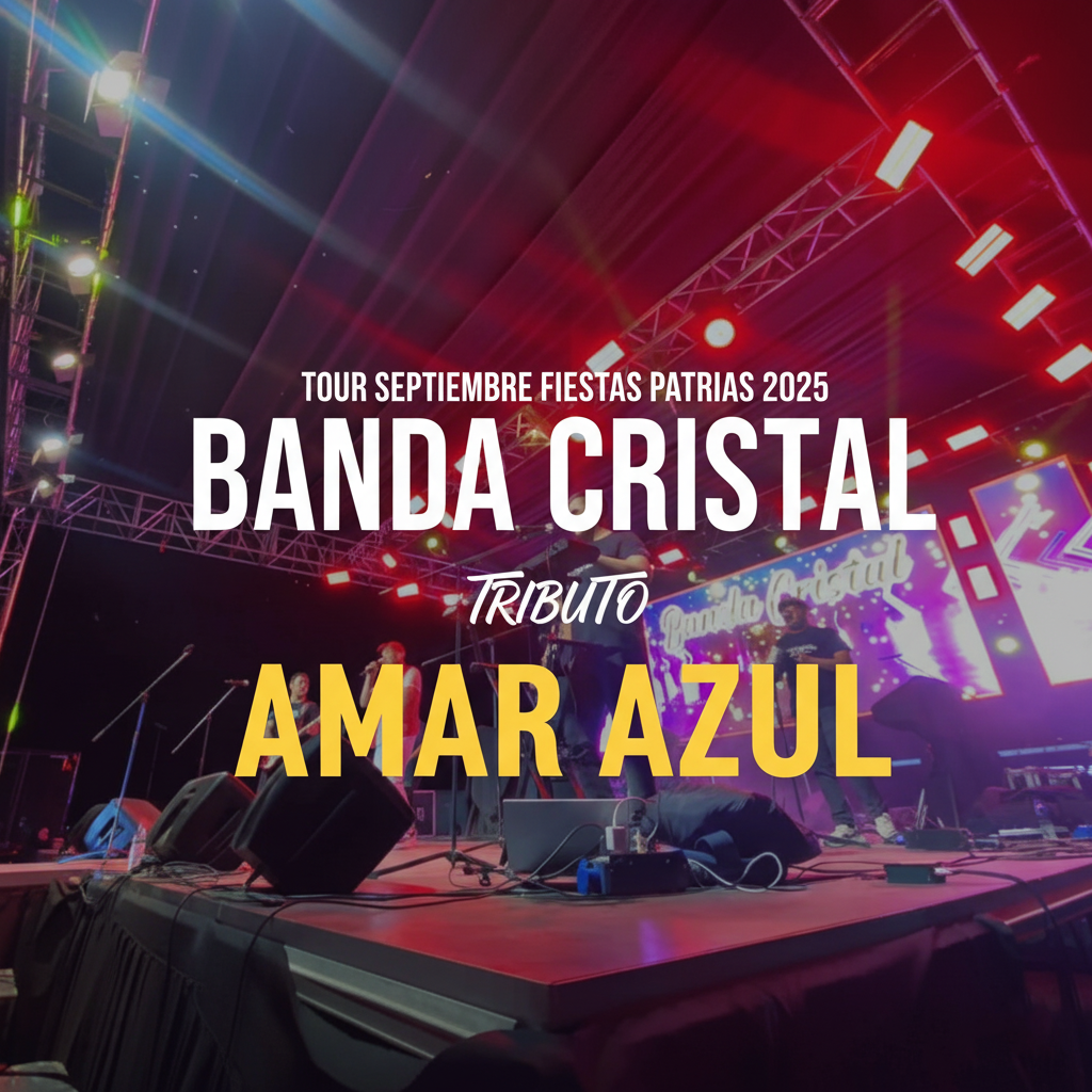 Banda Cristal Anuncia su Esperado "Tour Fiestas Patrias 2025" con un Tributo a Amar Azul