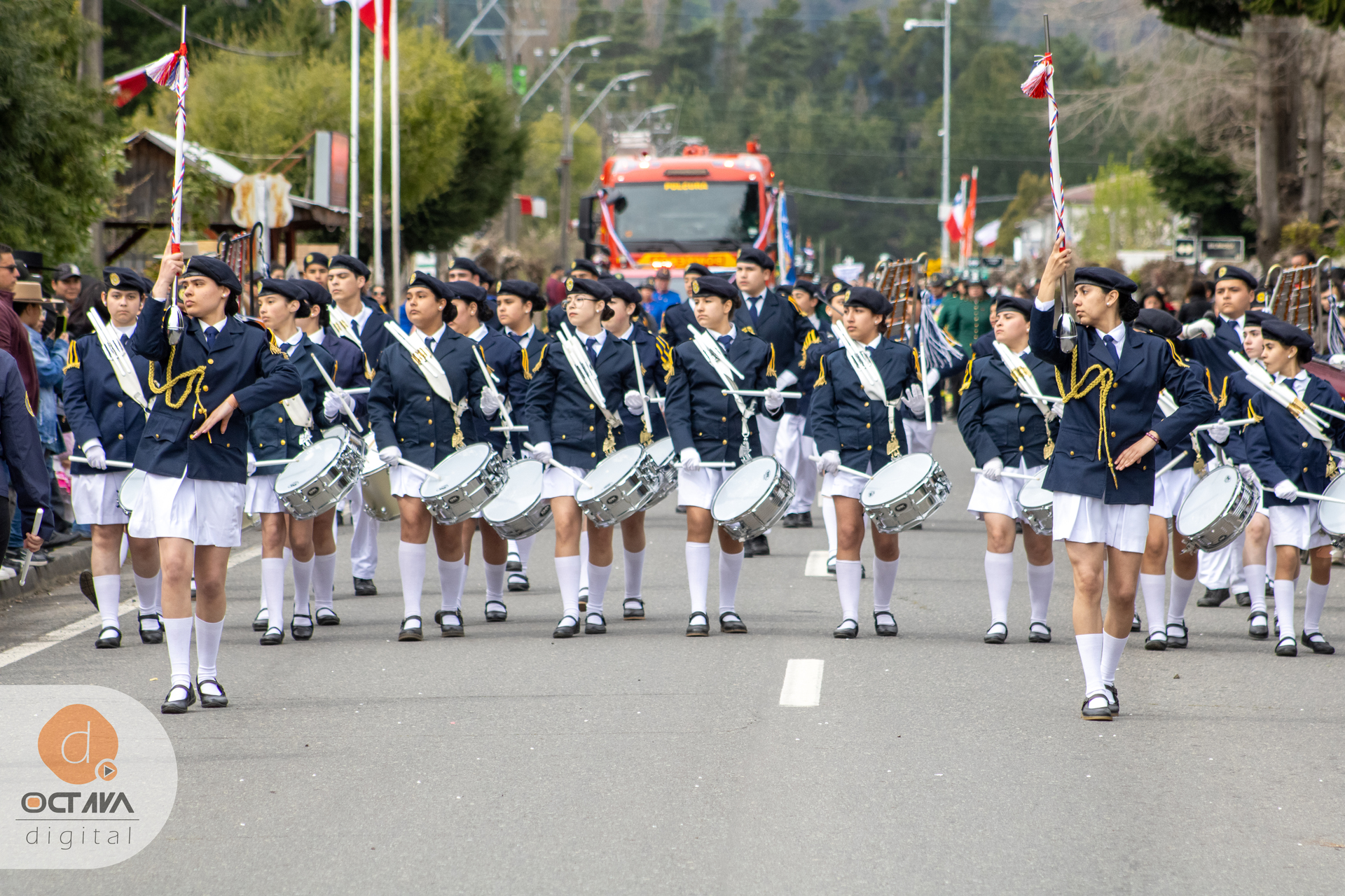 Con gran participación vecinal, Polcura celebró las Fiestas Patrias con emotivo desfile